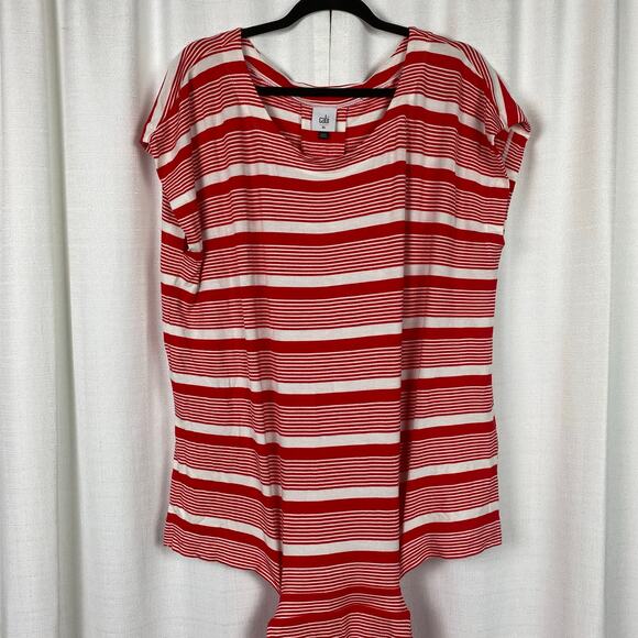 CAbi Red&White Stripe Leisure Playsuit Romper Sz.XL - Picture 7 of 16